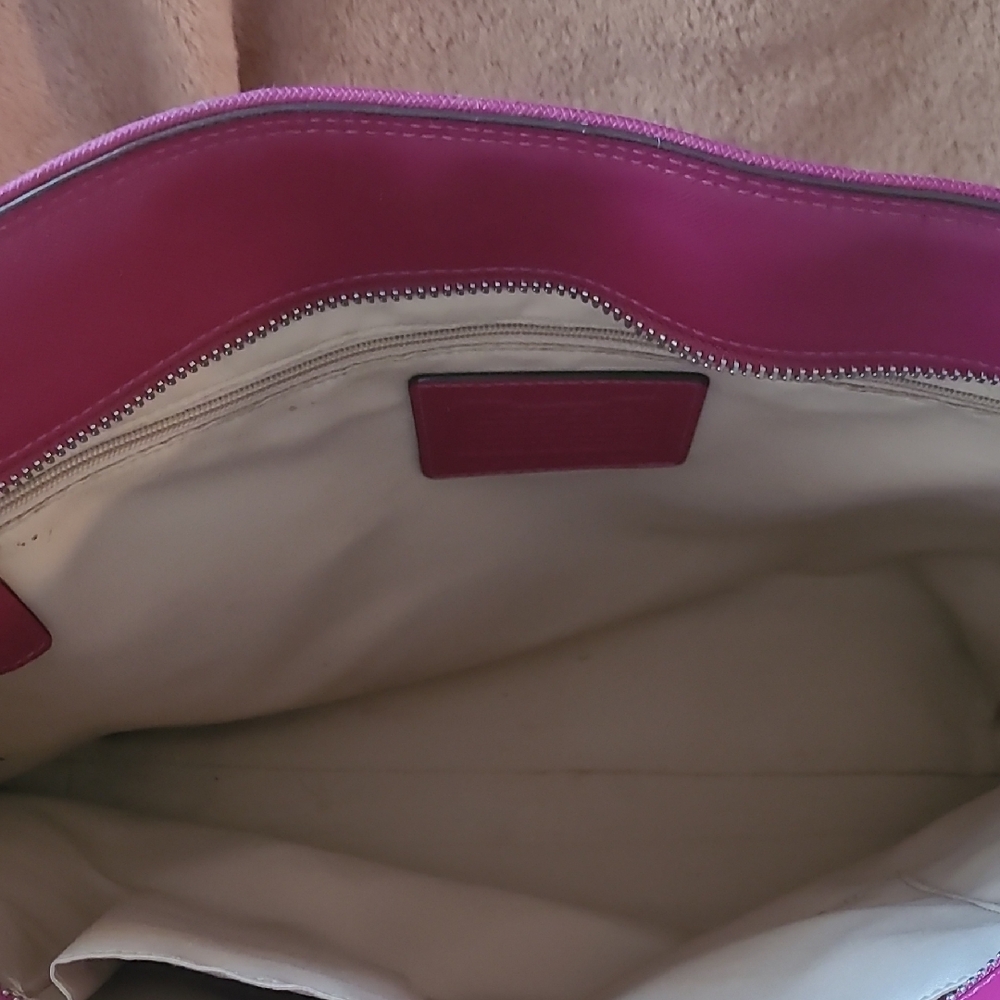 Coach Maroon and Brown Women's Tote Bag - Picture 2 of 5